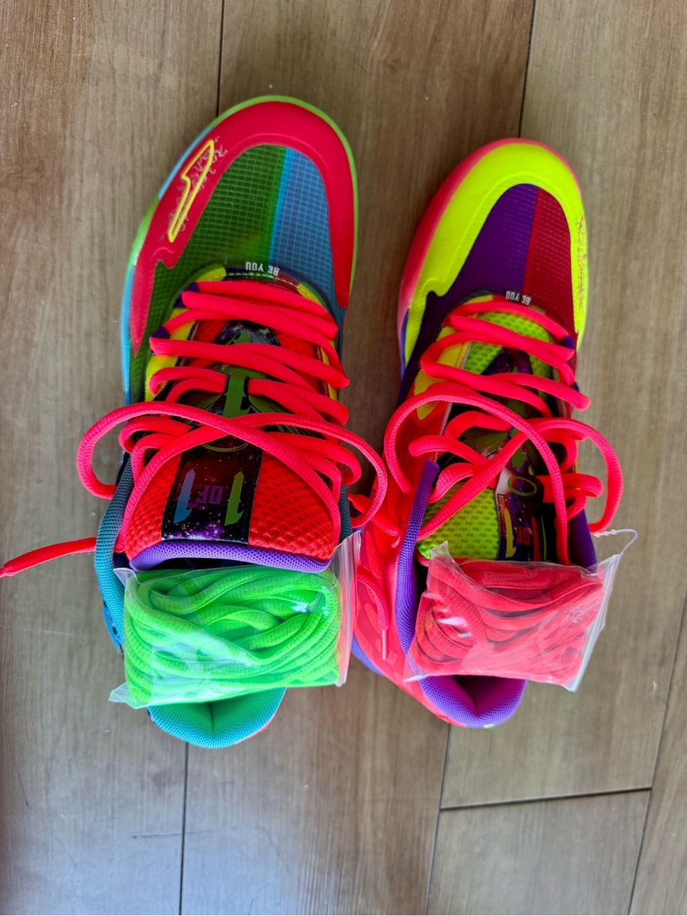 🔥 Puma MB.04 LaMelo Ball “Multi” Basketball Sneakers 🟡🟠🟣🟢 - Picture 4 of 10